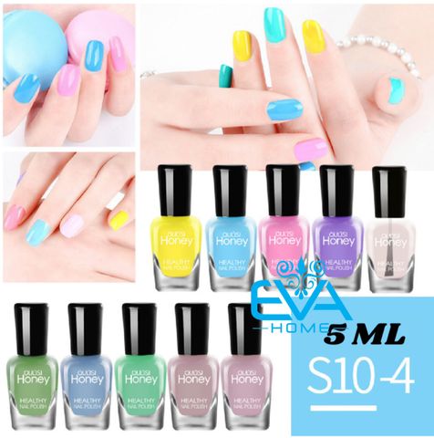  Set 10 Chai Sơn Móng Tay Dạng Lột Oulisi Honey S10-4 / Hộp 10 Màu Sơn Dạng Gel Lột Mini 5ml S10-4 Oulisi 