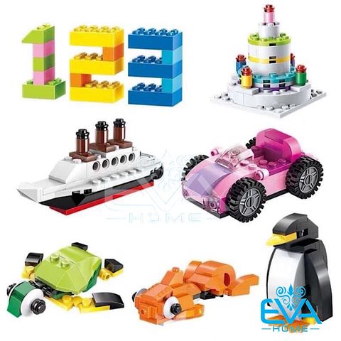  Bộ Đồ Chơi Lego Lắp Ghép 460 Chi Tiết / Bộ Lắp Ghép Sáng Tạo Lego classic 460 Chi Tiết Giúp Bé Thoả Sức Sáng Tạo 