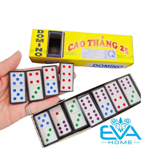  Bộ Trò Chơi Giải Trí Cờ Domino Nhựa Màu CT25 Rõ Nét Cao Cấp SP1923 