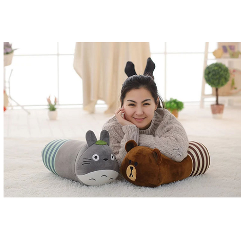  GỐI KÈM MỀN TOTORO DẠNG DÀI ÔM NGỦ 45 CM 