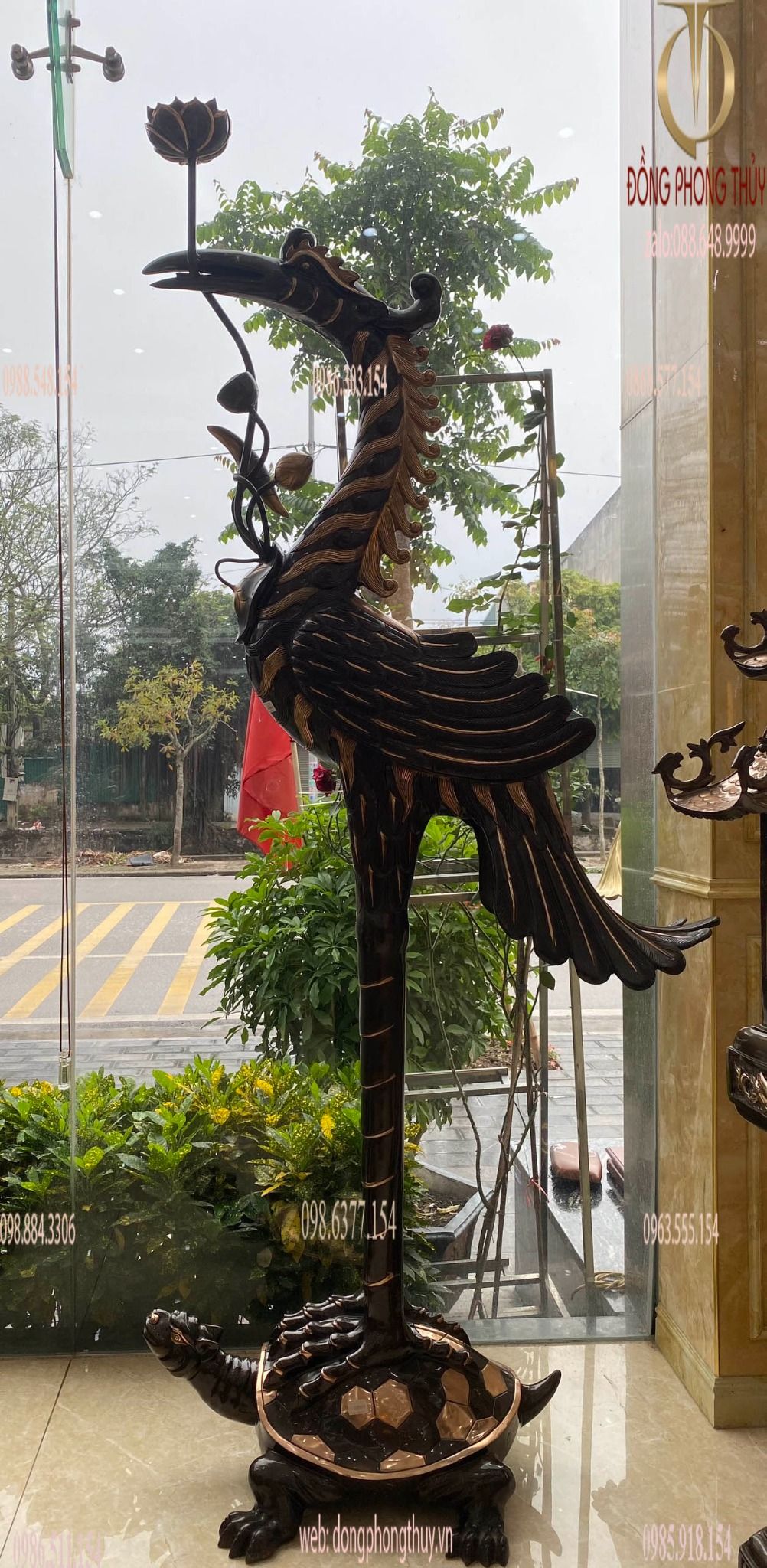 Hạc đồng hạc thờ 2m55