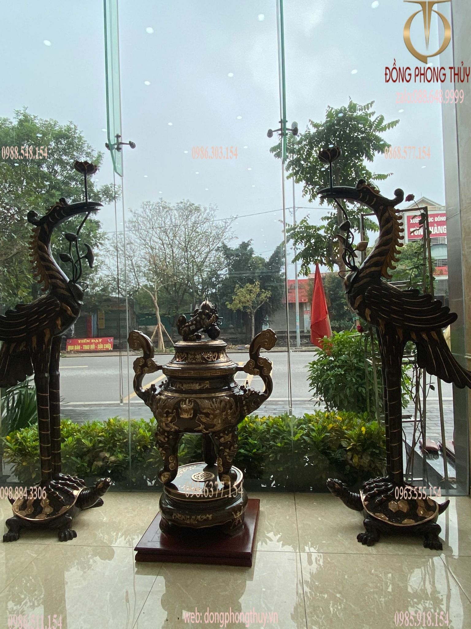 Hạc đồng hạc thờ 2m55