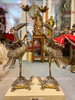 Hạc đồng thờ cúng - Hạc thờ cao 58cm màu hun nặng 7,3kg