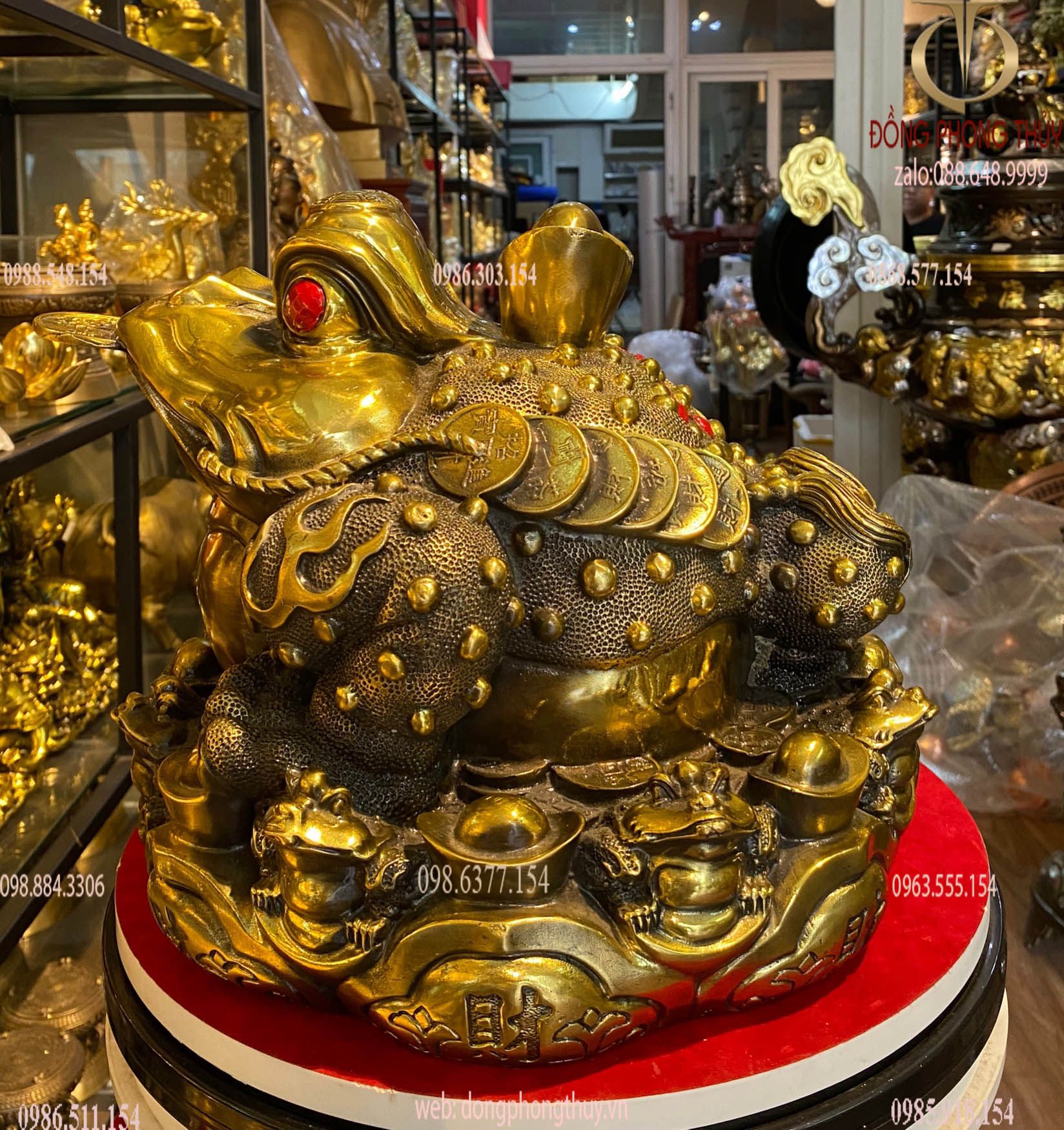 Thiềm thừ bằng đồng