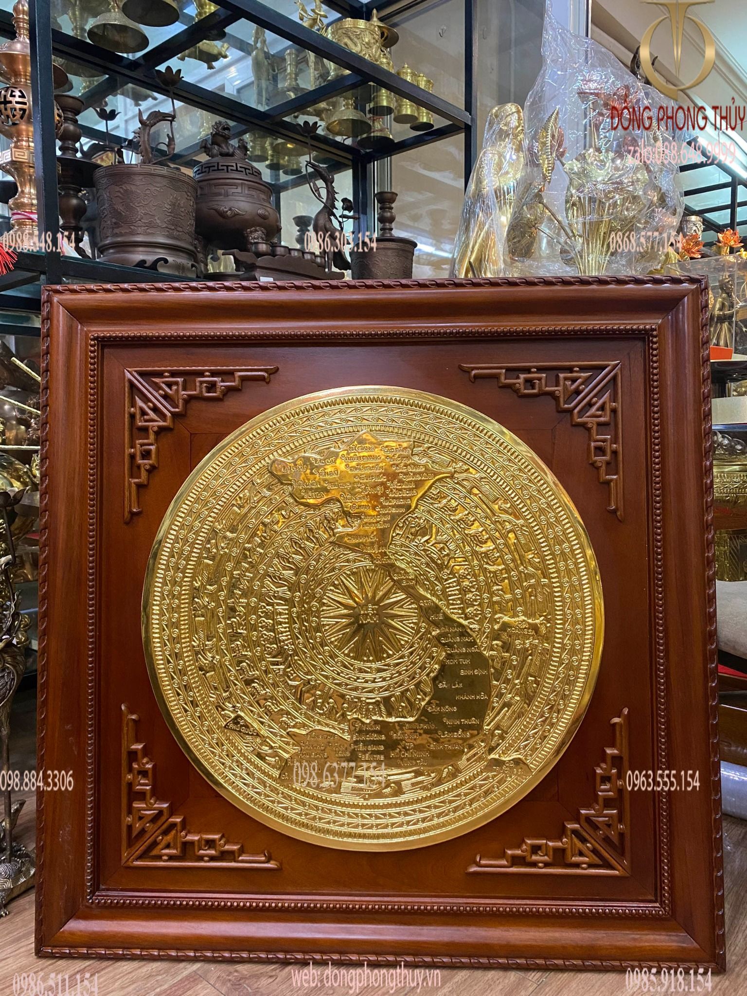 Tranh trống đồng 60cm