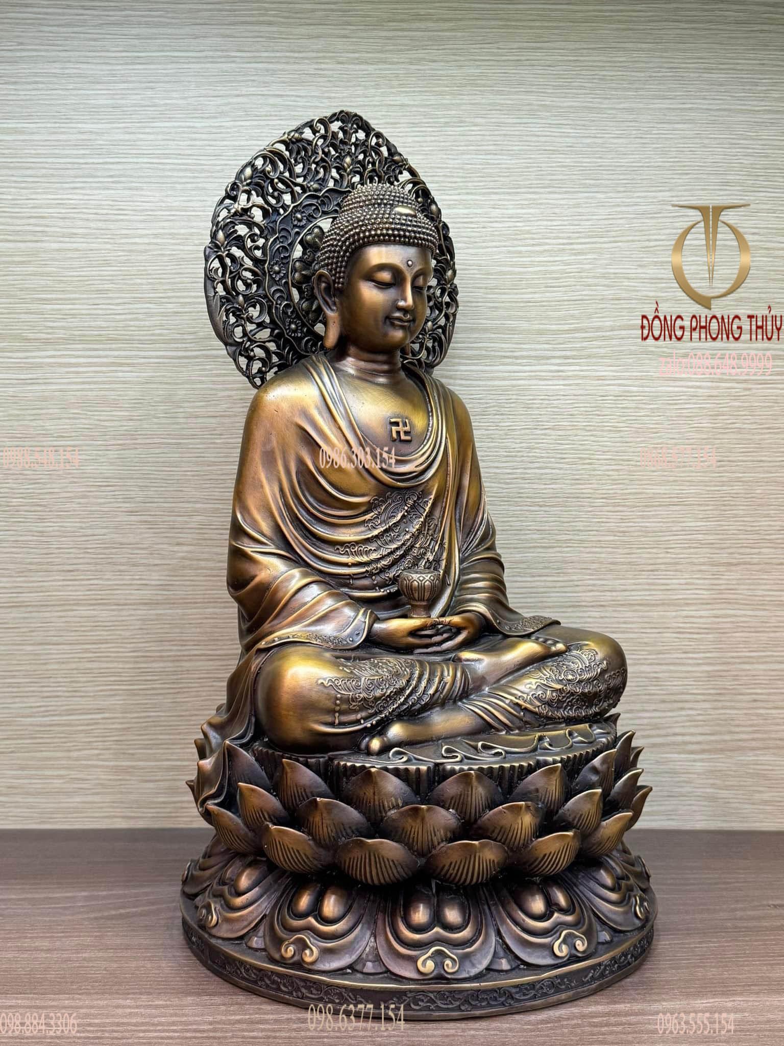 Tượng A Di Đà bằng đồng