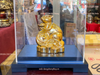 Quà tặng sếp tượng chuột phong thủy bằng đồng mạ vàng 24k