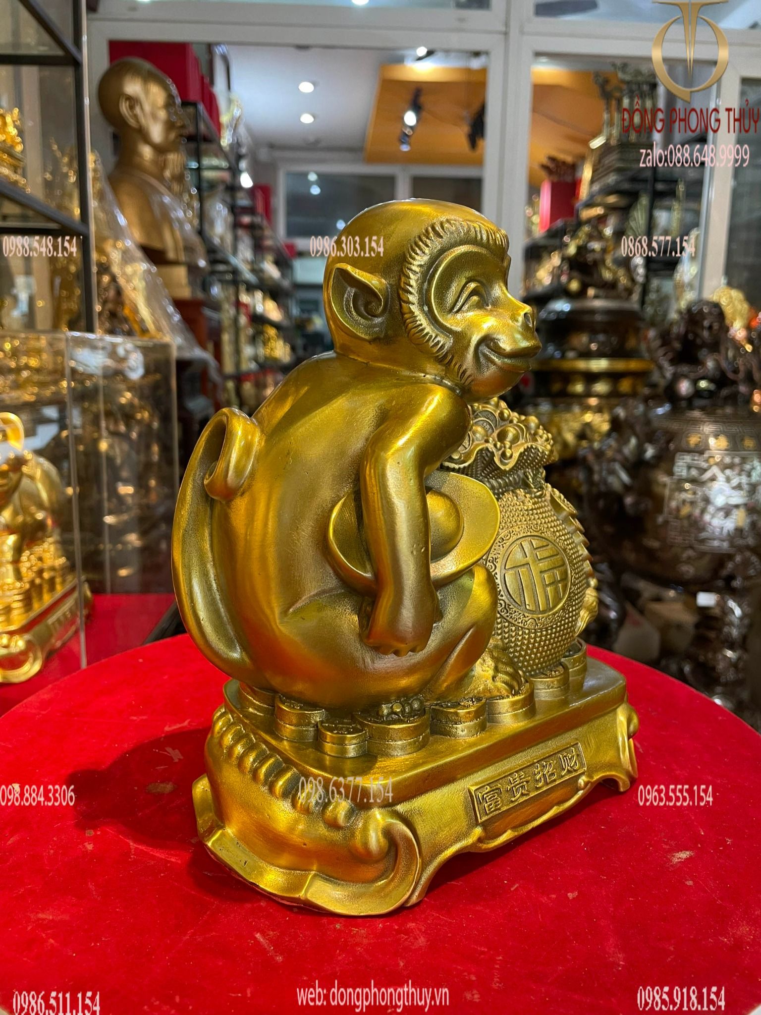 Tượng khỉ phong thủy 22cm