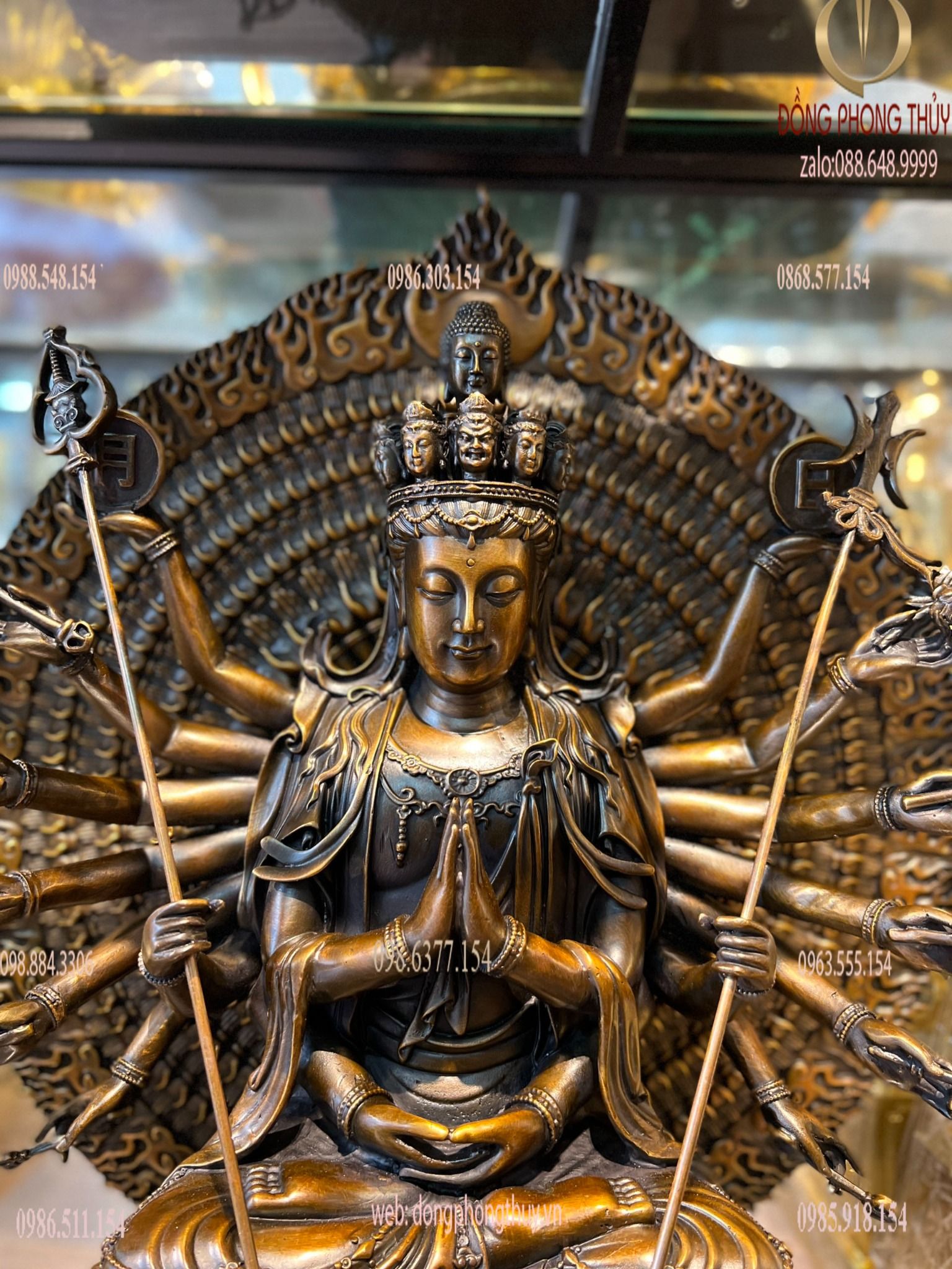 Tượng Thiên Thủ Thiên Nhãn 60cm