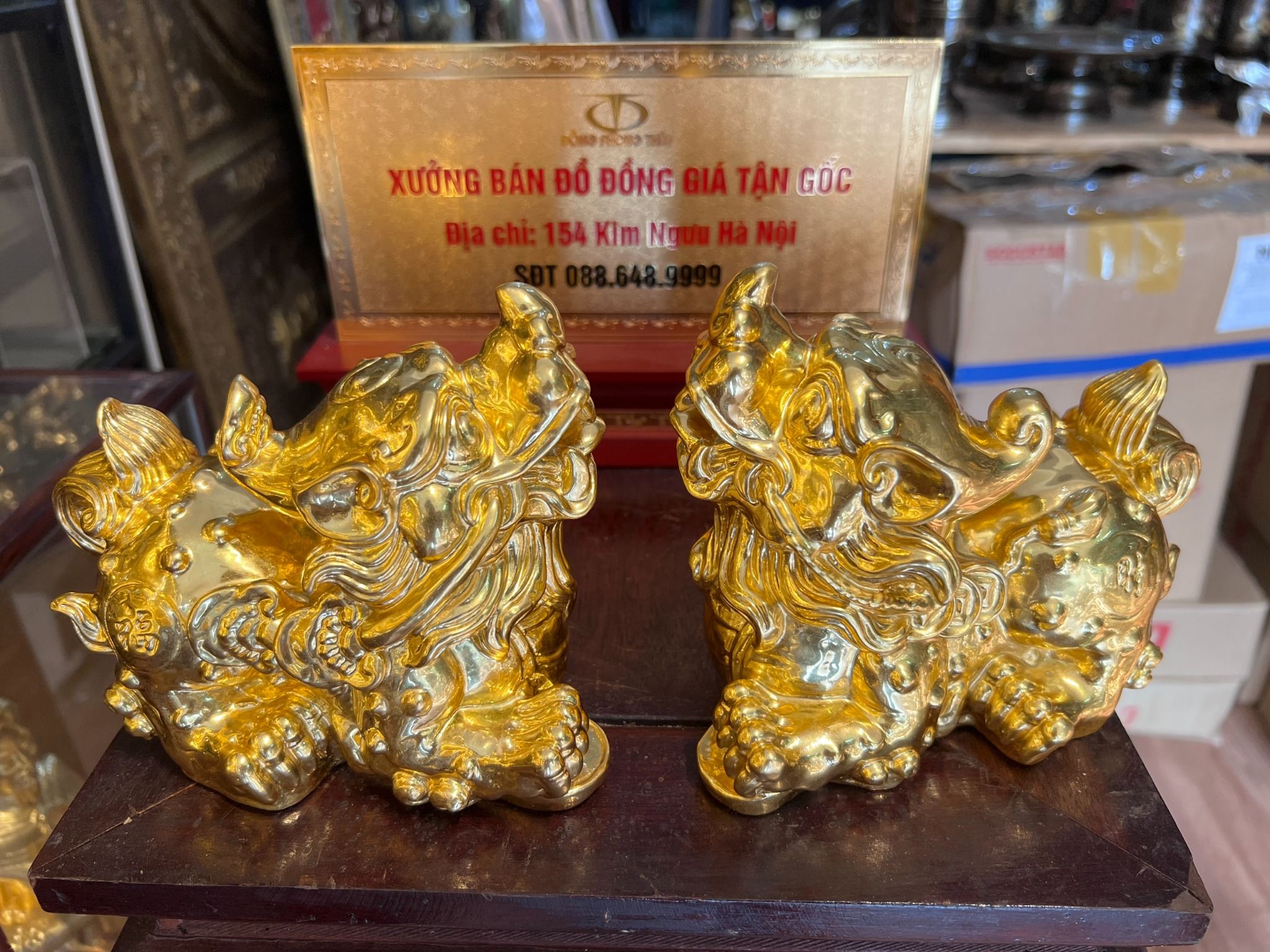 Tỳ hưu đực cái phong thủy