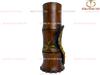 Chiếc ống đựng bút bằng đồng dáng cây trúc cao 18 rộng 6cm nặng 0,7kg