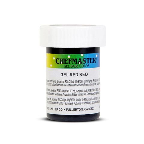 7362 Màu Gel màu đỏ Red Red LR3 1oz, hiệu Chefmaster