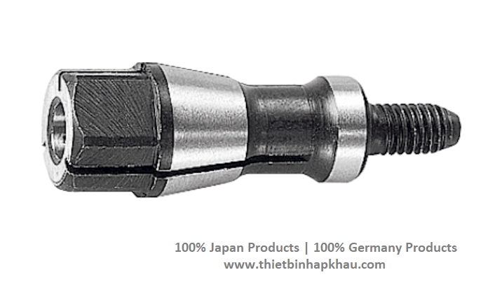 Collet kẹp dụng cụ mài hoặc khoan. Collet for straight grinder 6 mm. Code: 3.40.400.1707 | www.thietbinhapkhau.com | Công ty PQ 