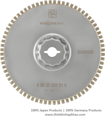  D105, Lưỡi cưa, kim cương, 1.2 mm 105 mm | Saw blade, diamond, 1.2 mm 105 mm. Code: 3.20.630.0004 | www.thietbinhapkhau.com | Công ty PQ 