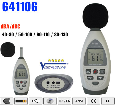  Máy đo độ ồn cầm tay Vogel Germany, Sound Level Meter.. Code: 3.10.400.0045 | www.thietbinhapkhau.com | Công ty PQ 