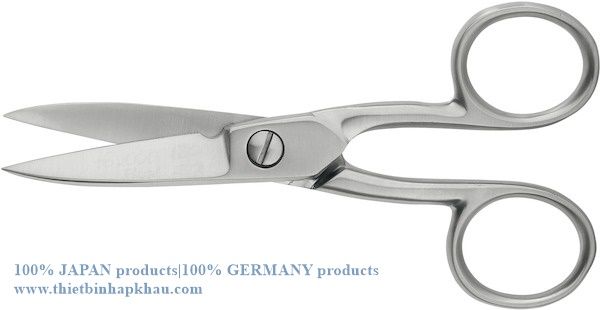 Kéo cắt của thợ điện bằng niken với máy cắt dây 130 mm (Electrician’s scissors nickel-plated with wire-cutter 130 mm). Code: 3.04.400.0684 | www.thietbinhapkhau.com | Công ty PQ 