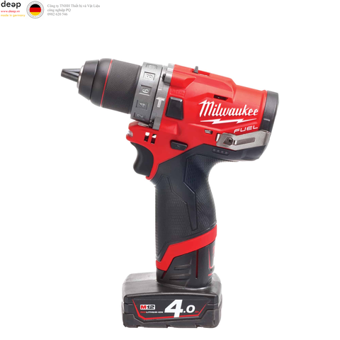  MÁY KHOAN ĐỘNG LỰC M12 FPD-402C SET (2 PIN X 4.0AH, 1 SẠC) MILWAUKEE piqi1 