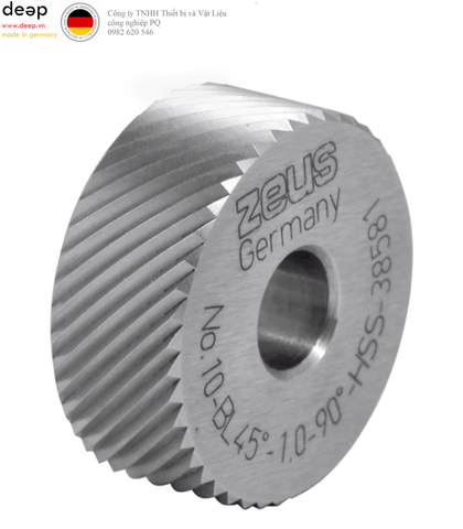  BÁNH LĂN NHÁM NGHIÊN TRÁI 45 ĐỘ BƯỚC 1 RỘNG 4MM PHI 10 ZEUS 290186 10X4/1,0 piqi1 