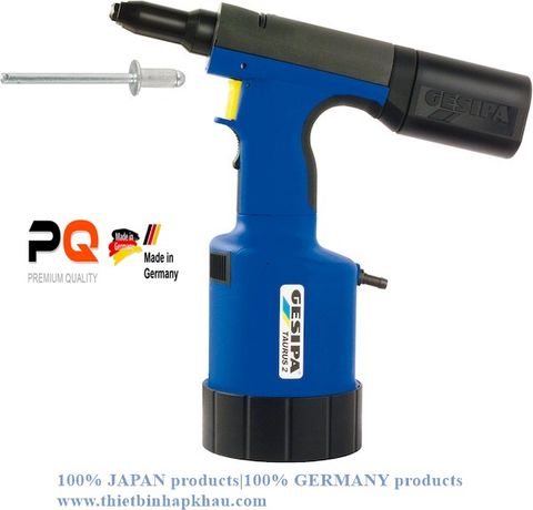  Đinh tán khí nén thủy lực. Pneumatic-hydraulic pop riveter TAURUS®. Code: 3.04.400.0423 | www.thietbinhapkhau.com | Công ty PQ 