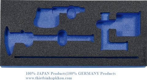  Mút xốp đựng bộ dụng cụ đo lường. Measuring tool set. Code: 3.40.400.1134 | Www.Thietbinhapkhau.Com | Công Ty PQ 