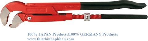 Corner pipe wrench with S-form jaws. Code: 3.04.400.0623 | www.thietbinhapkhau.com | Công ty PQ 