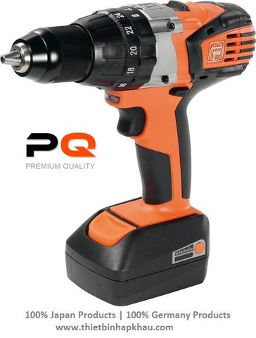  Máy khoan Cordless hammer drill / driver 71040562. Code: 1.40.000.0099 | www.thietbinhapkhau.com | Công ty PQ 