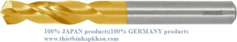  Mũi khoan xoắn hợp kim. Solid carbide jobber drill extra stub TiN . Code: 3.04.400.0383 | www.thietbinhapkhau.com | Công ty PQ 