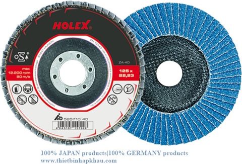  Nhám xếp sợi thủy tinh 100 mm (Flap disc (ZA) glass fibre pad dished 100 mm ⌀). Code: 3.10.920.0004 | www.thietbinhapkhau.com | Công ty PQ 