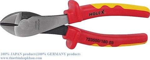  Kìm VDE cách điện dạng chéo có công suất cao ( Heavy-duty diagonal side cutter VDE insulated). Code: 3.04.400.0600 | www.thietbinhapkhau.com | Công ty PQ 