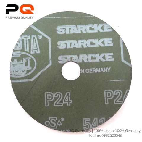  Hộp Nhám dĩa cứng fiber D100  P24   STARCKE Made in Germany Hộp 25 cái. 