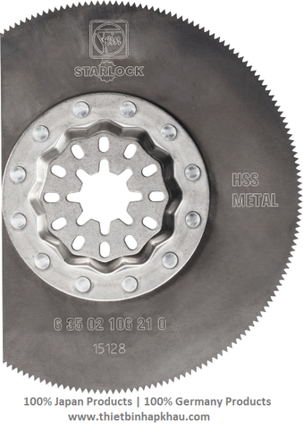  D85, Lưỡi cưa cắt kim loại, dạng rung. Segmented saw blade, solid HSS 85 mm. Code: 3.20.610.0075 | www.thietbinhapkhau.com | Công ty PQ 