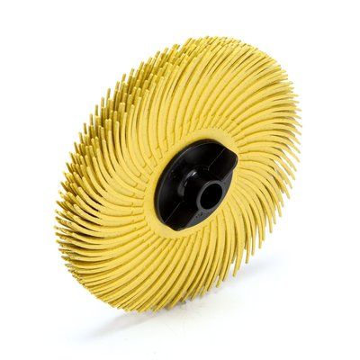  Nhám chổi Scotch-Brite™ Radial Bristle Disc Thin Bristle, quy cách 3 in x 3/8 in, độ hạt P80, quy cách đóng gói 80 đĩa/thùng 