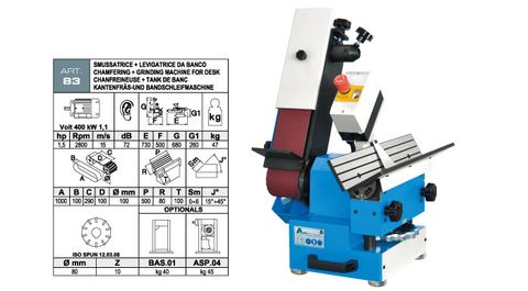  Máy Đánh Bóng Inox ATR83 Made In Italy. Code 2.10.000.0258 