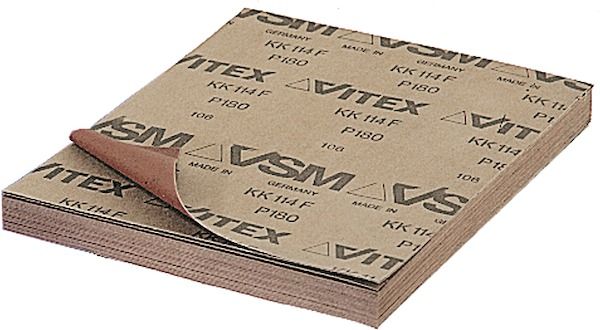 Xấp 50 tờ Giấy nhám tờ nâu. Abrasive cloth (A) brown, very flexible KK 114 F 230×280 mm. Code: 3.10.522.0004 | www.thietbinhapkhau.com | Công ty PQ 