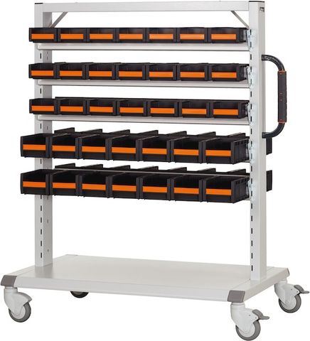  Xe đẩy đựng dụng cụ. Workstation trolley, equipped with GARANT open storage bins . Code: 3.04.400.0392 | www.thietbinhapkhau.com | Công ty PQ 