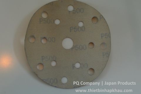  Nhám dĩa chà tường D150 P500 Made in Japan Hộp 100 tờ. Code: 3.10.530.0020 | www.thietbinhapkhau.com | Công ty PQ 