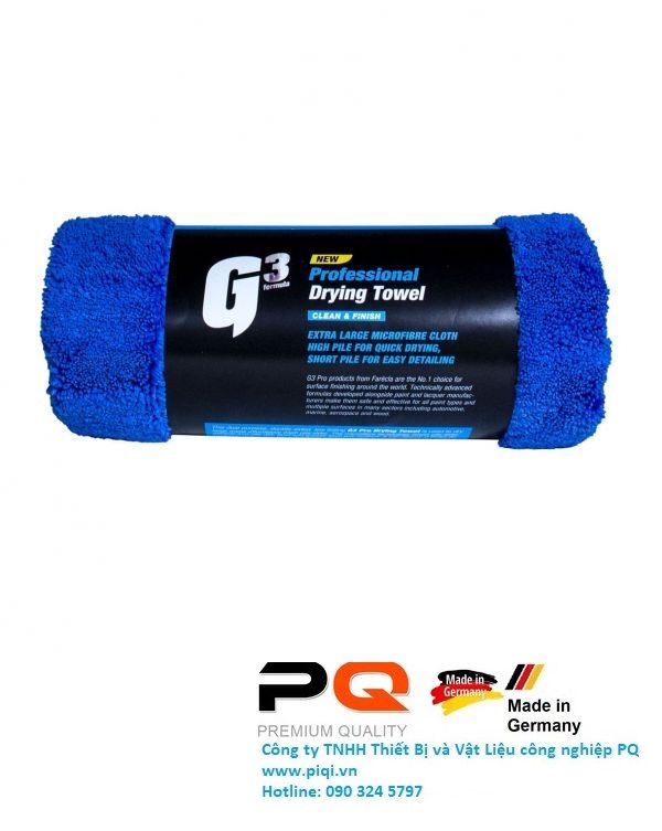 Khăn lau xe loại lớn G3 Pro Drying Towel  G3P7238 PQ Châu Âu Bảo dưỡng xe hơi ô tô dành cho Dân Chuyên