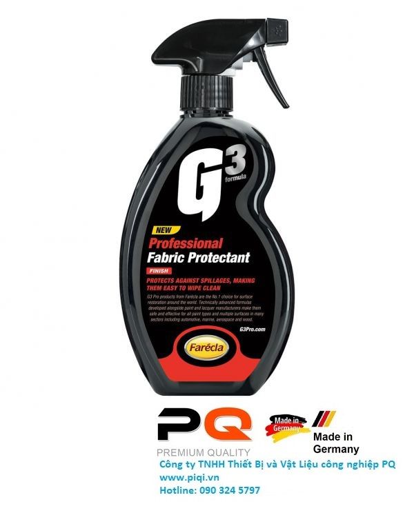 Chai xịt bảo vệ bề mặt vải, nỉ G3 Pro Fabric Protectant 500ml  G3P7204 PQ Châu Âu Bảo dưỡng xe hơi ô tô dành cho Dân Chuyên