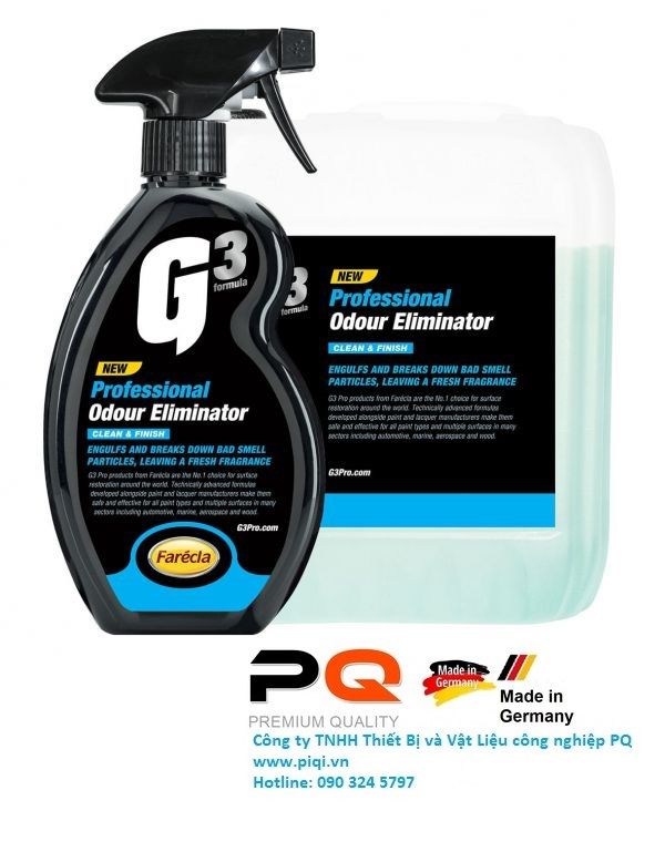 Chai xịt khử mùi xe ô tô G3 Pro Odour Eliminator 500ml  G3P7198 PQ Châu Âu Bảo dưỡng xe hơi ô tô dành cho Dân Chuyên