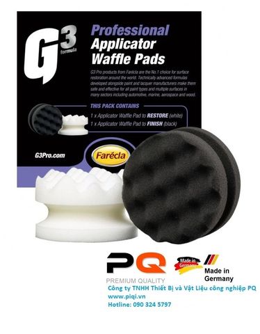  Bộ mút nhỏ trắng và đen G3 Pro Applicator Waffle Pads  G3P7167 PQ Châu Âu Bảo dưỡng xe hơi ô tô dành cho Dân Chuyên 