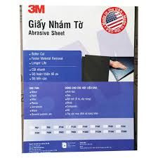  P240, Xấp 50 tờ giấy nhám tờ cao cấp 3M USA 313Q P240 . Code: 3.10.521.0025 www.thietbinhapkhau.com 