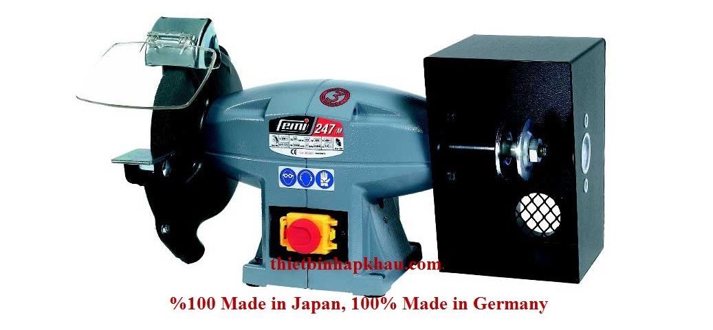 Máy mài, máy đánh bóng inox Femi bằng dây đai giấy nhám vòng loại 247/M, %100 châu Âu. Code: 2.10.000.0072 | www.thietbinhapkhau.com | Công ty PQ 