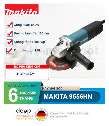  Máy mài góc Makita 9556HN 840W   Piqi4 | Www.Thietbinhapkhau.Com | Công Ty PQ 