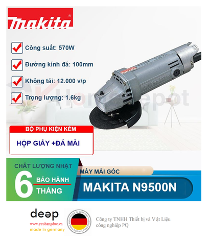  Máy mài góc Makita N9500N 570W   Piqi4 | Www.Thietbinhapkhau.Com | Công Ty PQ 