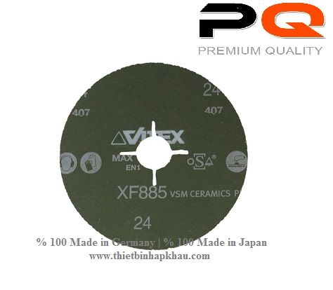  Nhám dĩa cứng fiber | Flap Disc D 115 x 22 mm P80 XF885X | Made in Germany  |www.thietbinhapkhau.com| Công ty PQ 