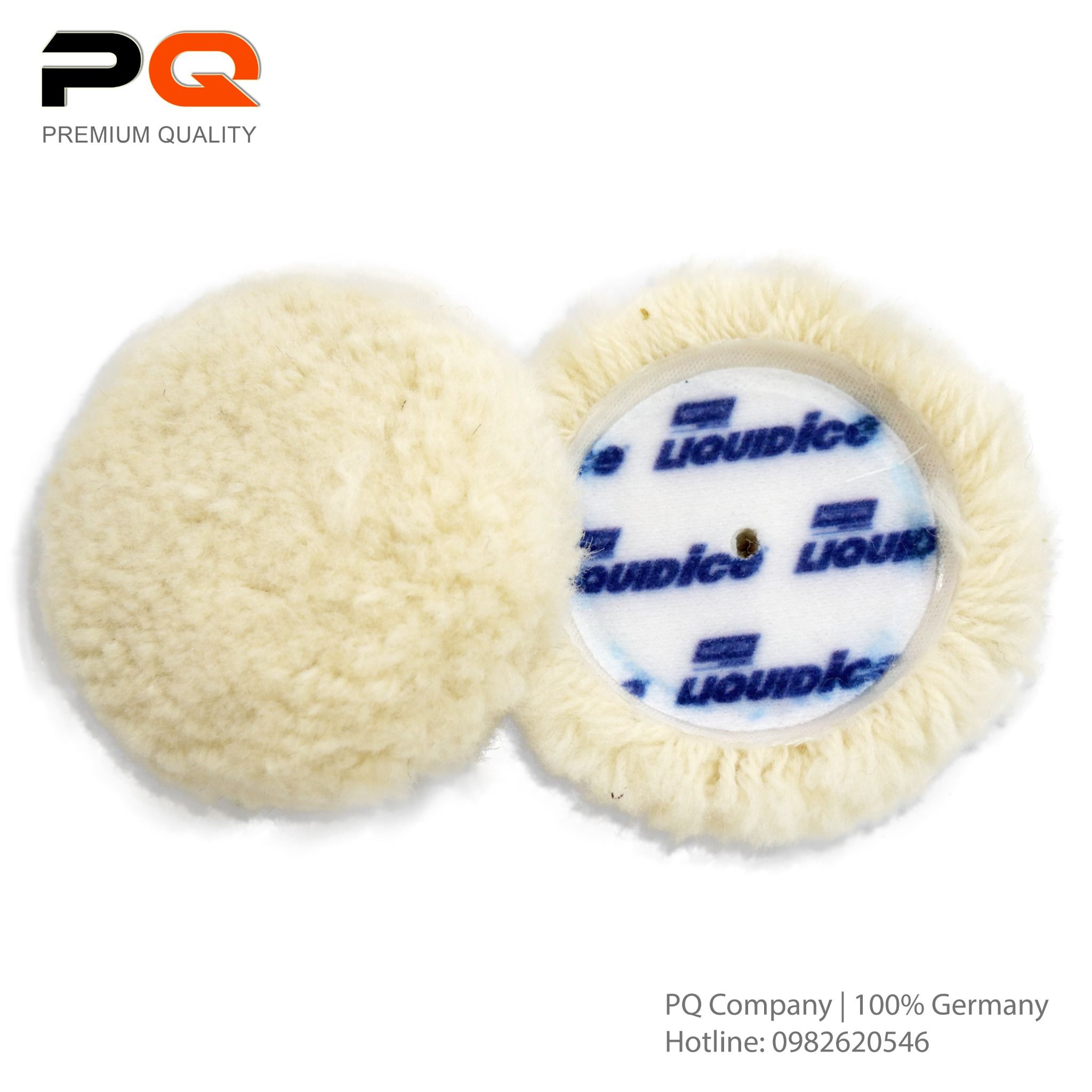 Nỉ lông cừu đánh bóng 3in D75mm Norton 636425-43832 3” Super Cut Wool Pad – Step 1. Made in USA.  Code: 3.10.300.0005 | www.thietbinhapkhau.com | Công ty PQ 
