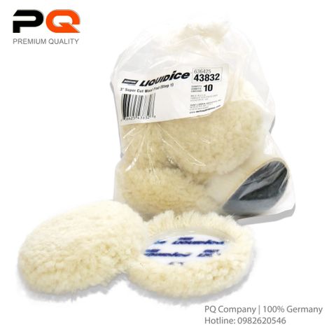  Nỉ lông cừu đánh bóng 3in D75mm Norton 636425-43832 3” Super Cut Wool Pad – Step 1. Made in USA.  Code: 3.10.300.0005 | www.thietbinhapkhau.com | Công ty PQ 