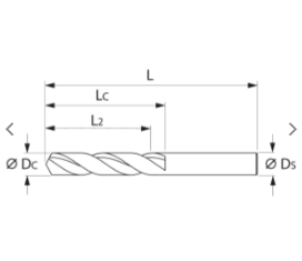  MŨI KHOAN XOẮN HSS HOLEX 114000 PHI 3,6MM piqi1 