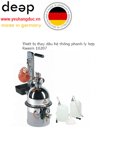  Thiết bị thay dầu hệ thống phanh ly hợp 2 ngăn Raasm 10207 piqi2 | Www.Thietbinhapkhau.Com | Công Ty PQ 