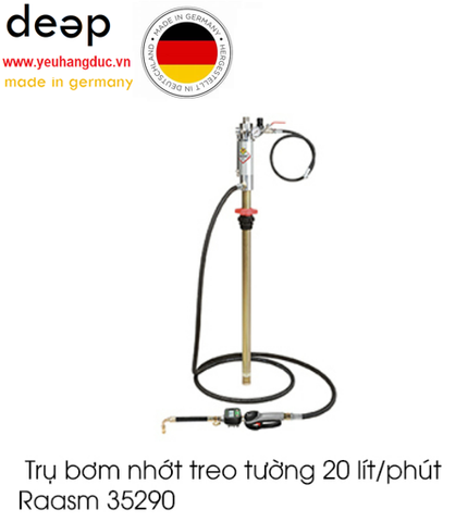  Trụ bơm nhớt treo tường 20 lít/phút Raasm 35290 piqi2 | Www.Thietbinhapkhau.Com | Công Ty PQ 